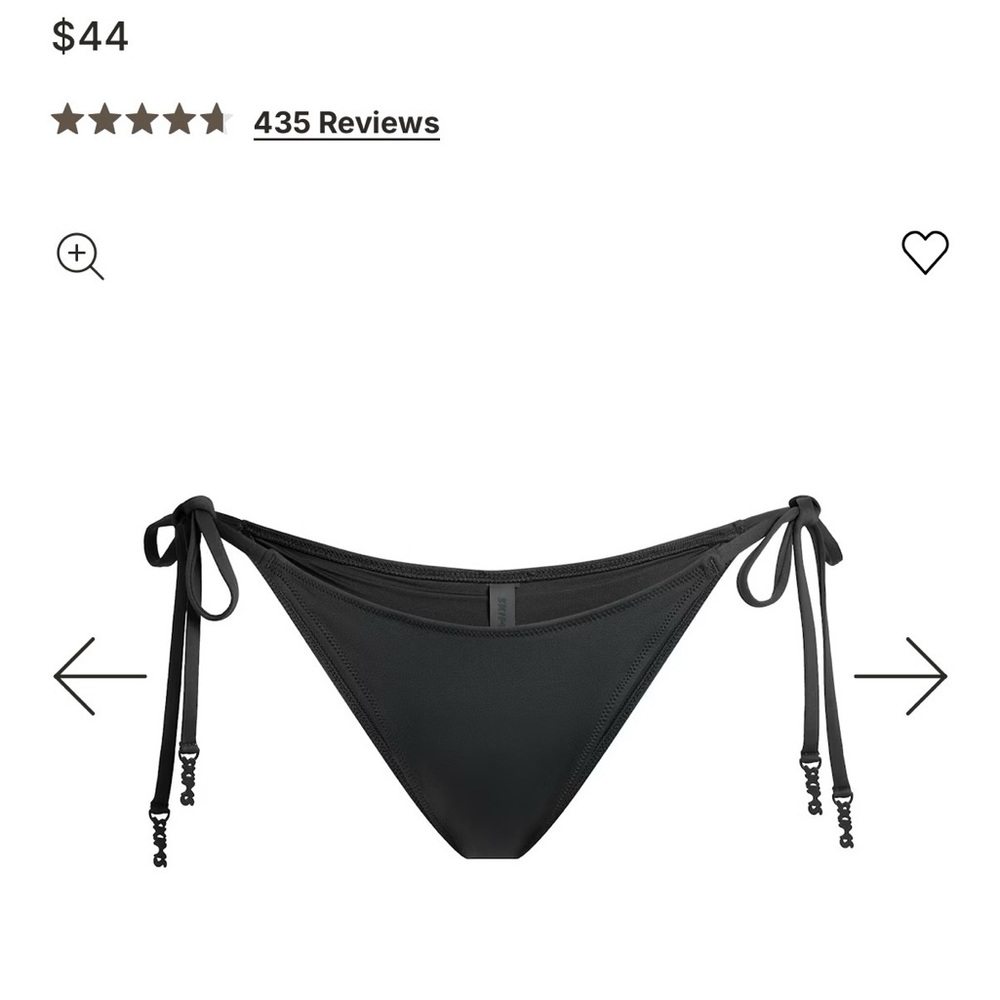 SKIMS dipped tie bikini bottoms